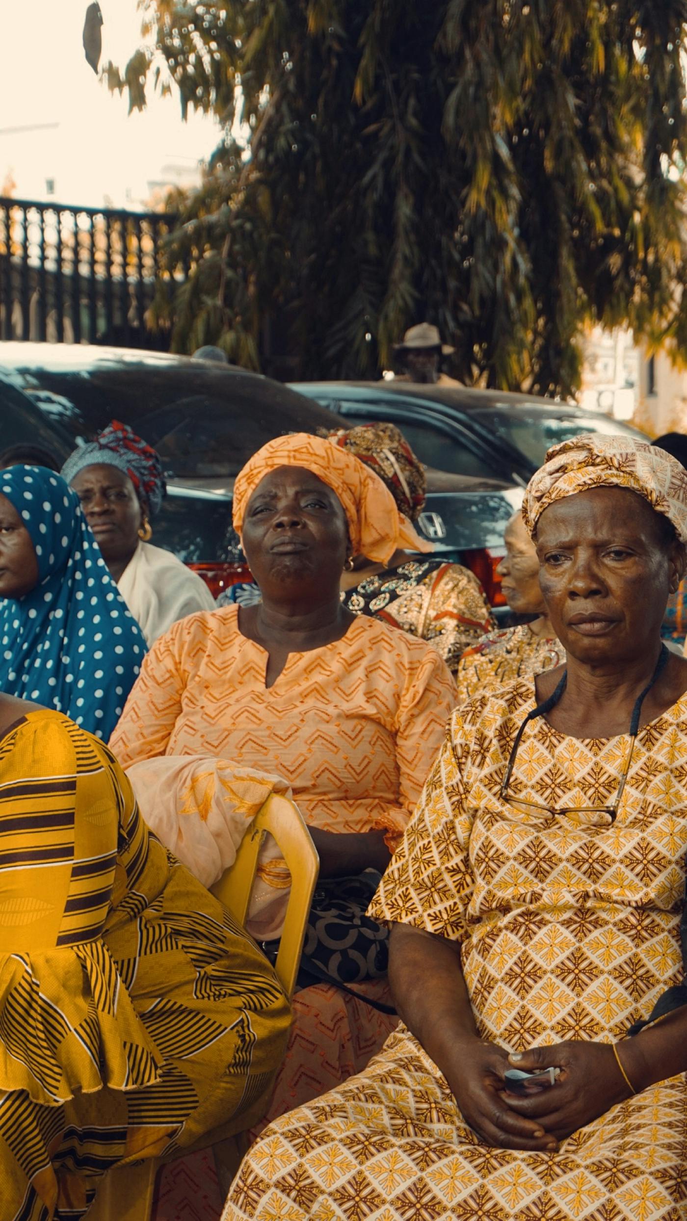 A group of women sitting together in conversation
